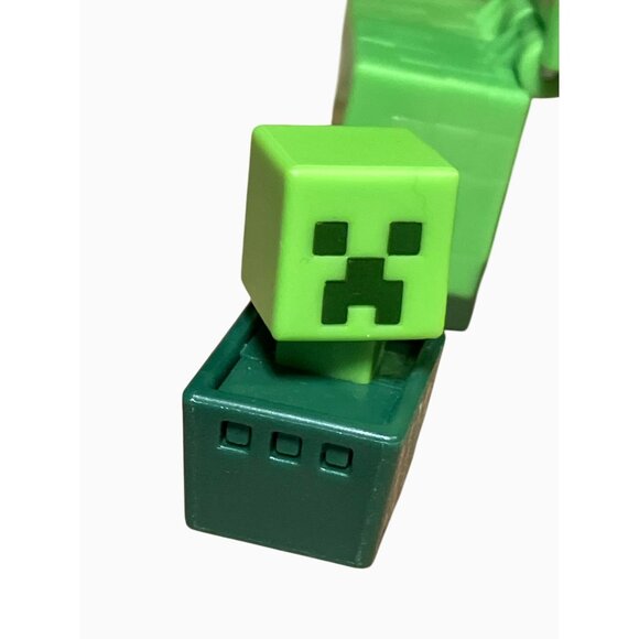 Minecraft Creeper Basic Figure Spawn Egg and Minecart Creeper Custom Lot - Picture 6 of 10